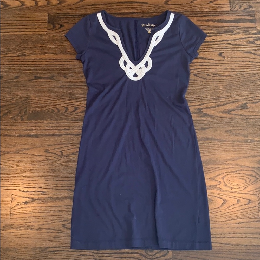 Lilly Pulitzer navy blue dress